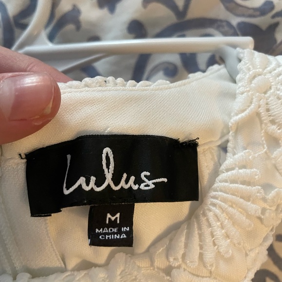 Lulus White Lace Bodycon Dress - Picture 3 of 3